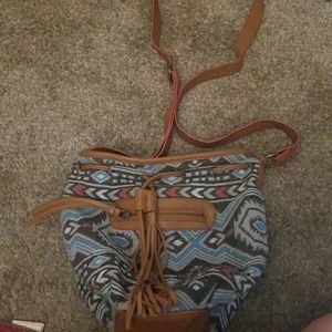 Long shoulder bag